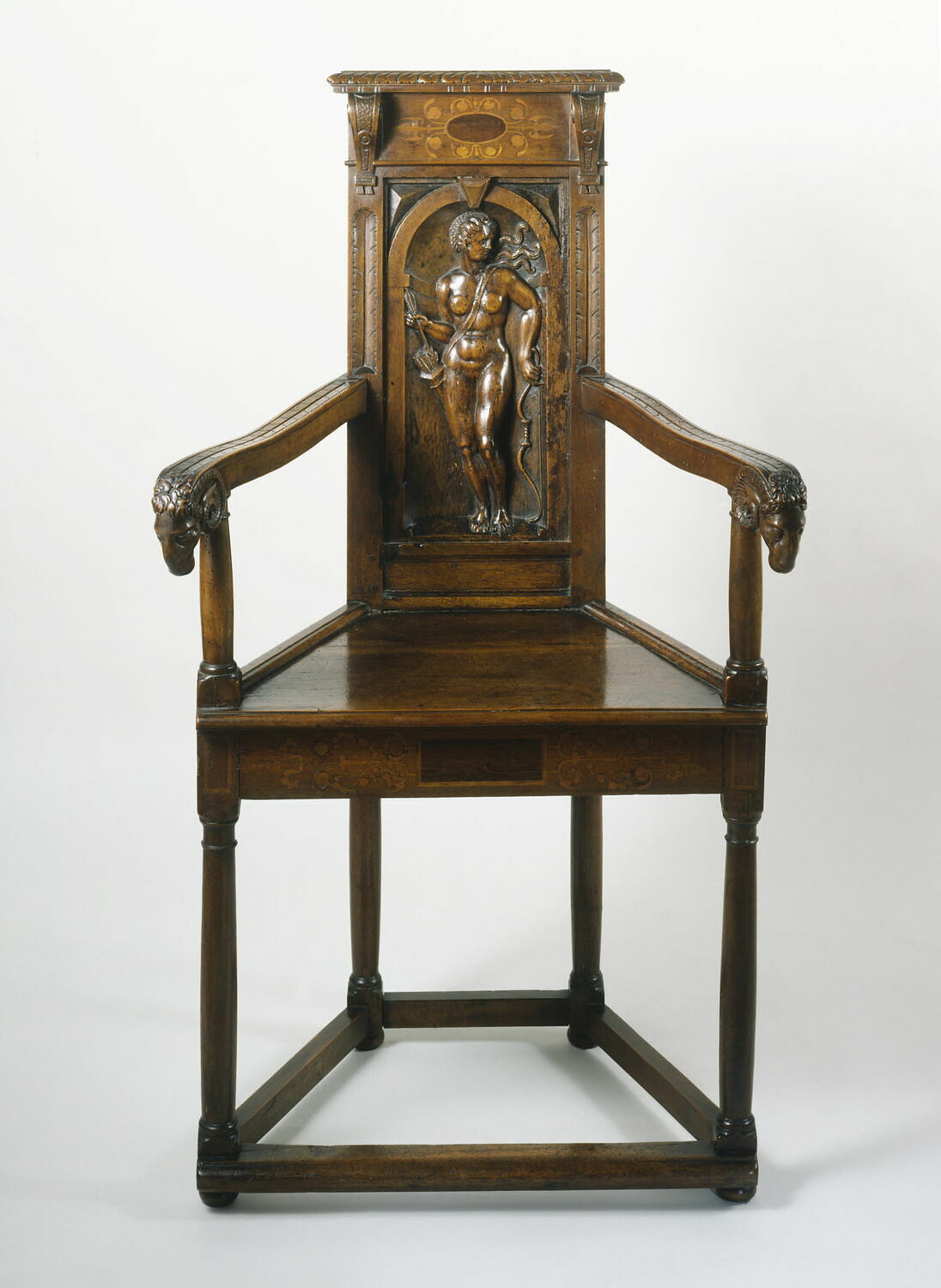 "Chaise à bras : Diane dans une niche" 1550 / 1600 (2e moitié du XVIe siècle) - France
