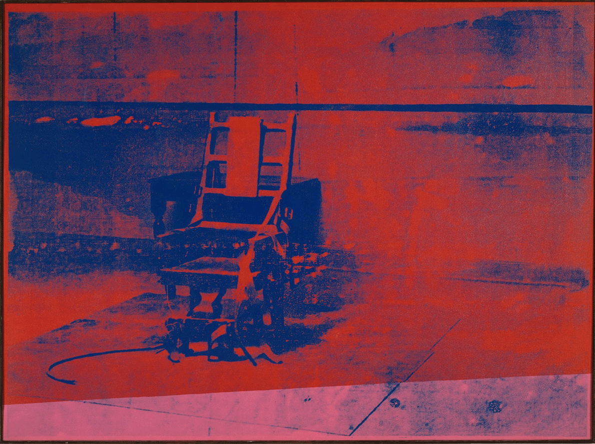 " Big Electric Chair" - Andy Wharol (1967)