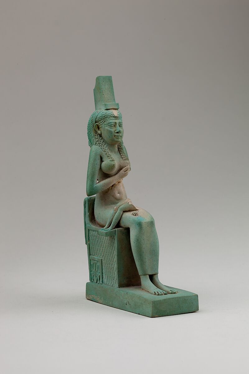 "Statuette d'Isis et Horus" (400-200 BC)