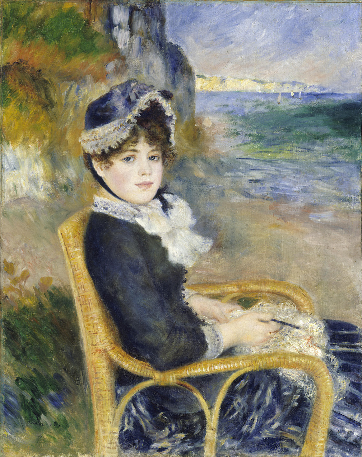 "Au bord de la mer" - Auguste Renoir (1883) 