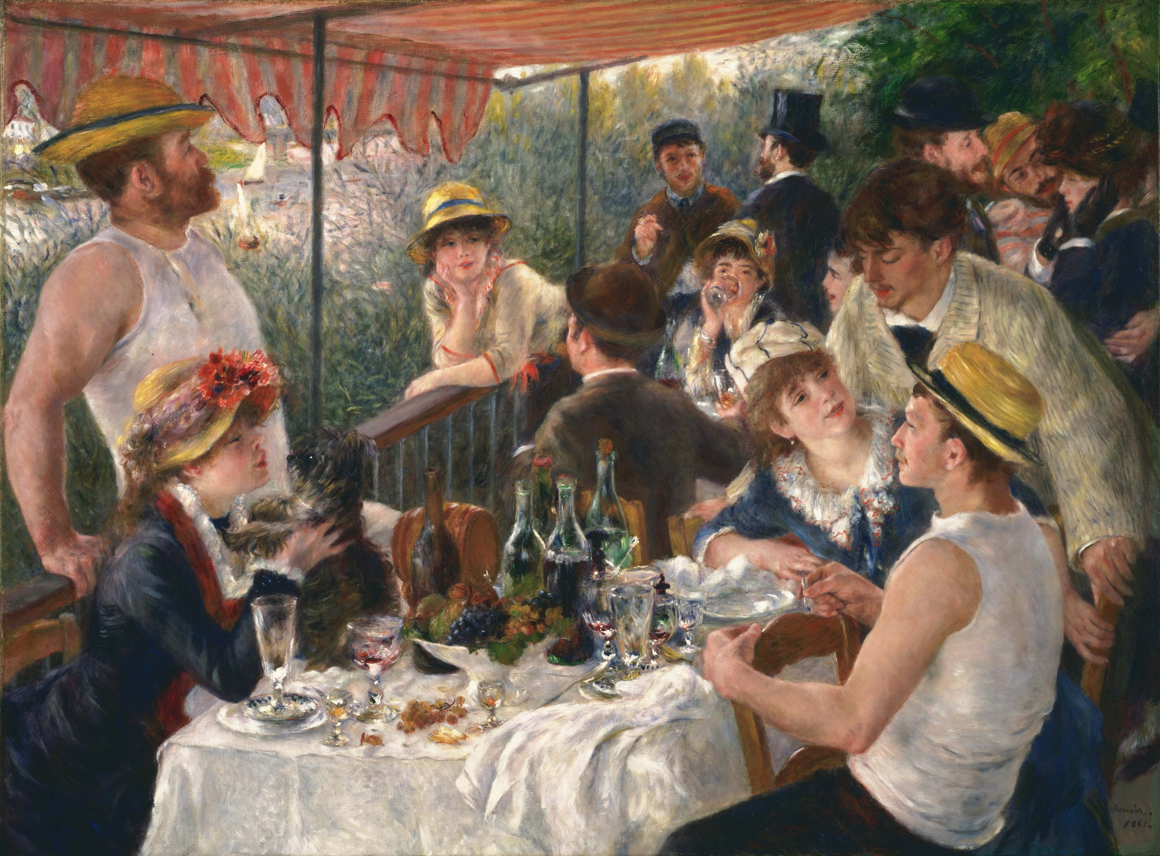  "Le Déjeuner des canotiers" - Auguste Renoir (1880)