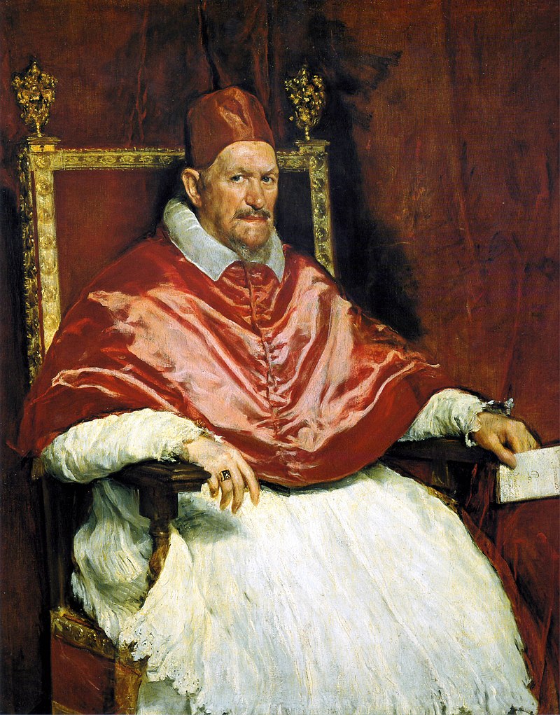  «Portrait du pape Innocent X » Velazquez (c.1650)
