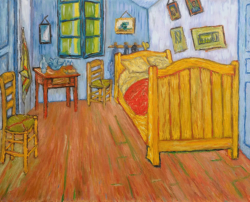 "La Chambre de Van Gogh à Arles" Van Gogh (1889)