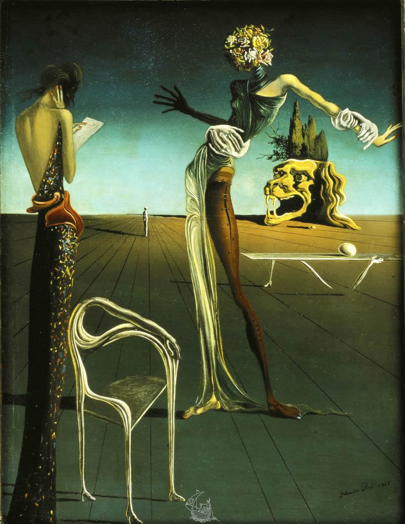 "Femmes à têtes rose" - Dali (1935) 